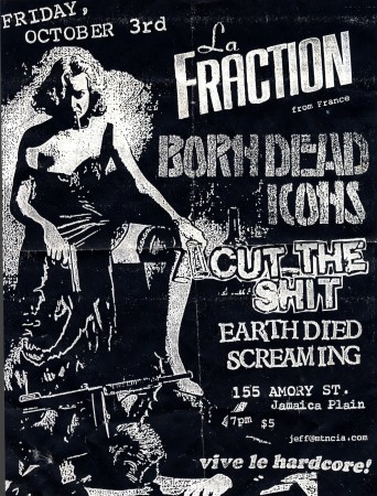 La Fraction, Born dead icons, Cut the shit, Earth died screaming